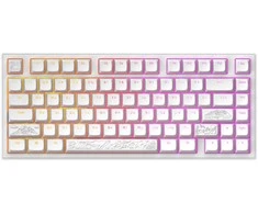Klaviatūra Dark Project ALU81A Terra Nostra Baltas, G3MS Moonstone Switch, RU