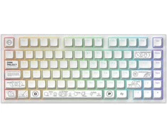 Klaviatūra Dark Project ALU81A Terra Nova Baltas, G3MS Moonstone Switch, RU