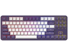 Klaviatūra Dark Project Tamsus projektas ALU87A Violet/Baltas G3MS Mech RGB