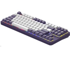 Klaviatūra Dark Project Tamsus projektas ALU87A Violet/Baltas G3MS Mech RGB