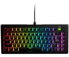Glorious GMMK 3 75 % Custom Gaming-klaviatūra - Pre-Built, ANSI (US), Fox Switches, juodas