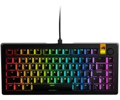 Glorious GMMK 3 HE 75 % Custom žaidimų klaviatūra – Pre-Built, ANSI US išdėstymas, Fox HE Switches, juodos spalvos