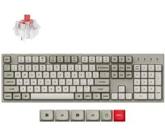 Klaviatūra Keychron C2P 8K RGB Wireless Raudona