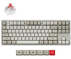 Klaviatūra Keychron C2P 8K RGB Wireless Raudona