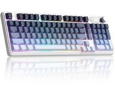 Klaviatūra Magegee GK960 Juodas-Mėlyna, RGB, Wireless, US