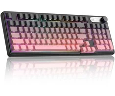 Klaviatūra Magegee GK960 Juodas-Rožinė, RGB, Wireless, US