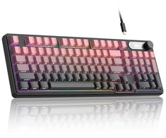 Klaviatūra Magegee GK960 Rožinė-Juodas B, RGB, US