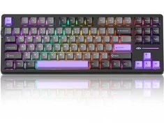 Klaviatūra Magegee Light87 Dark Violetinė, RGB, Mėlyna Whale Switch, US