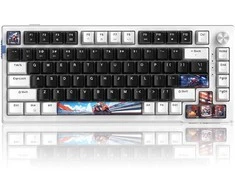 Klaviatūra Magegee SKY81 Baltas-Juodas B, RGB, Wireless, Mėlyna Whale Switch, US