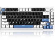 Klaviatūra Magegee SKY81 Baltas-Juodas B, RGB, Wireless, Mėlyna Whale Switch, US