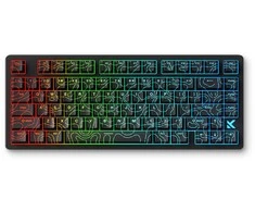 MCHOSE Jet 75 laidinė magnetinė žaidimų klaviatūra | US | Kailh God Switch | Juoda Topograhic