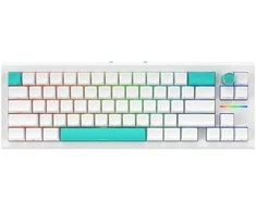 Klaviatūra Nubi NK68 PRO Baltas, G3MS Aquamarine Switch, US