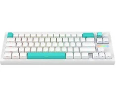 Klaviatūra Nubi NK68 PRO Baltas, G3MS Aquamarine Switch, US
