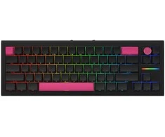Klaviatūra Nubi NK68 PRO Juodas, G3MS Aquamarine Switch, US