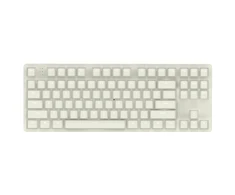 Klaviatūra Nubi NK87 Baltas, G3MS Sapphire Switch, US