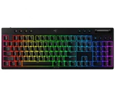 Razer | BlackWidow V4 Low-Profile HyperSpeed | Klaviatūra | Wireless | US | Bluetooth | Žalias Switches | Juodas