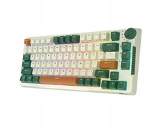 Royal Kludge RK H81 - US išdėstymas - Hot-Swappable Brown Switches - Timing Machine (Žalia) Mechaninė Belaidė Žaidimų Klaviatūra
