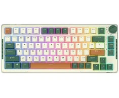 Royal Kludge RH81 Time machine belaidė mechaninė klaviatūra | 75% Hot-swap, RGB, Brown Switches, US