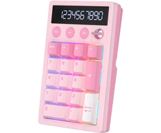 Klaviatūra ROYAL KLUDGE M20 Rožinė Melody, Kreminis Switch, US