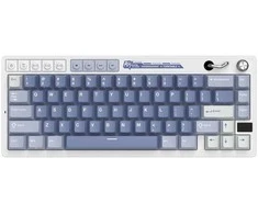 Royal Kludge M65 RGB Ocean Mėlyna belaidė klaviatūra | 60%, Hot-swap, rusvai gelsvas switches, US