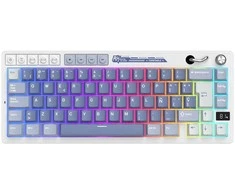 Royal Kludge M65 RGB Ocean Mėlyna belaidė klaviatūra | 60%, Hot-swap, Creamy switches, US