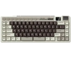 Klaviatūra ROYAL KLUDGE M70 Mocha Pilkas, Creamy Switch, US