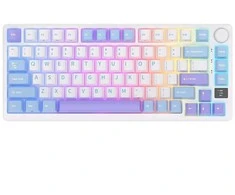 Klaviatūra Royal Kludge RK M75 (Taro Milk)
