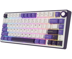 Royal Kludge RK R75 RGB Blackberry laidinė klaviatūra | 75%, Hot-swap, Mėlyna switches, US