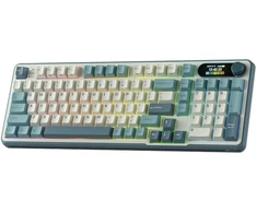 Royal Kludge RK-S98 klaviatūra Light Cloud rusvai gelsvas jungikliais (RK-S98-LTCLD-BEGSW-US)