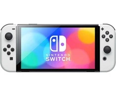 Nintendo Switch OLED konsolė (su baltais Joy-Con)
