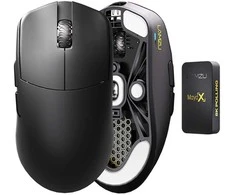 Lamzu MAYA X Wireless 8K Charcoal Juodas (Juoda) Belaidė Žaidimų Pelė