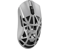 Pelė WLMouse Beast X Pro Solid Sides, Omron Opticals Switches, Metallic Sidabrinis