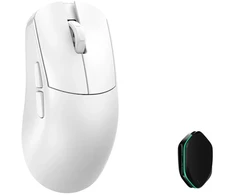 Pelė WLMouse YING Magnesium Belaidė pelė žaidimams, PAW3950HS, 8K Polling, OMRON Optinė Switches - balta