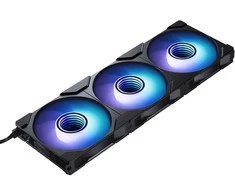 PHANTEKS M25 Gen2 PWM D-RGB korpuso ventiliatorius, 3er-Pack – Reverse Blade, 120mm, juodos spalvos