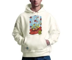 Rick and Morty Hoodie, Off-Baltas, M