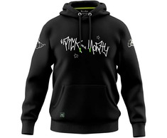 Rick and Morty Hoodie With Logo, Juodas, L