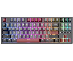Žaidimų Klaviatūra Royal Kludge RK R87 TKL - US išdėstymas - Raudona Switches - juodos spalvos
