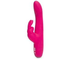 Rožinė Happy Rabbit - Slimline Curve Rabbit Vibrator Rožinė