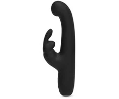 Happy Rabbit - Slimline G-Spot Rabbit Vibratorius Juodas