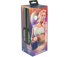 Kiiroo Feel Britney Amber Juodas - Signature Intimate Machine, Large Size