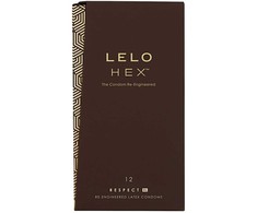 Lelo HEX prezervatyvai Respect XL, 12 vnt. pakuotė