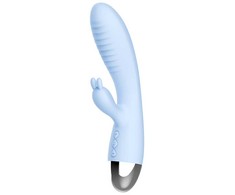 Vibratorius-VIBRATORE RABBIT LETEN FAYE 2 TURQUOISE
