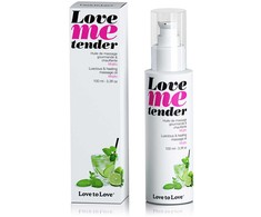 Love To Love LOVE ME TENDER – MASAŽINIS ALIEJUS – MOJITO 100ml / 3.3FL.OZ.