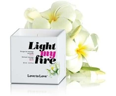 Love To Love LIGHT MY FIRE - MASAŽINĖ ŽVAKĖ - MONOI 65G / 2.2OZ.
