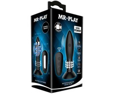 LYBAILE MR Play RC vibruojantis užpakalinis kištukas Juodas