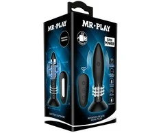 LYBAILE MR Play RC vibruojantis užpakalinis kištukas Juodas