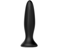 Mr. Play Juodas Rechargeable Anal Plug | 12-Mode Vibrating Silicone System