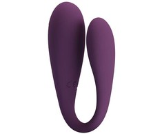 PRETTY LOVE C-TYPE Pretty Love August App-Controlled Double Vibrator Violetinė Silicone 12 Modes