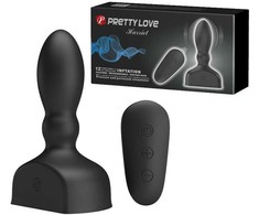 Pripučiamas prostatos masažuoklis „Pretty Love“, padidintas, 12 režimų