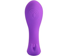 Pretty Love Bottom Pretty Love Idabelle Violet Wireless Dual Motor Massager with Remote